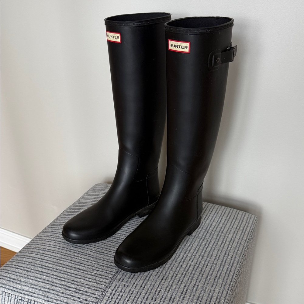 Hunter Original Classic Black Tall Waterproof Boots